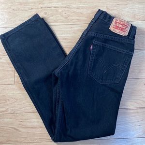 32x34 Levi’s 505 Regular Fit straight fit Black Denim Jeans